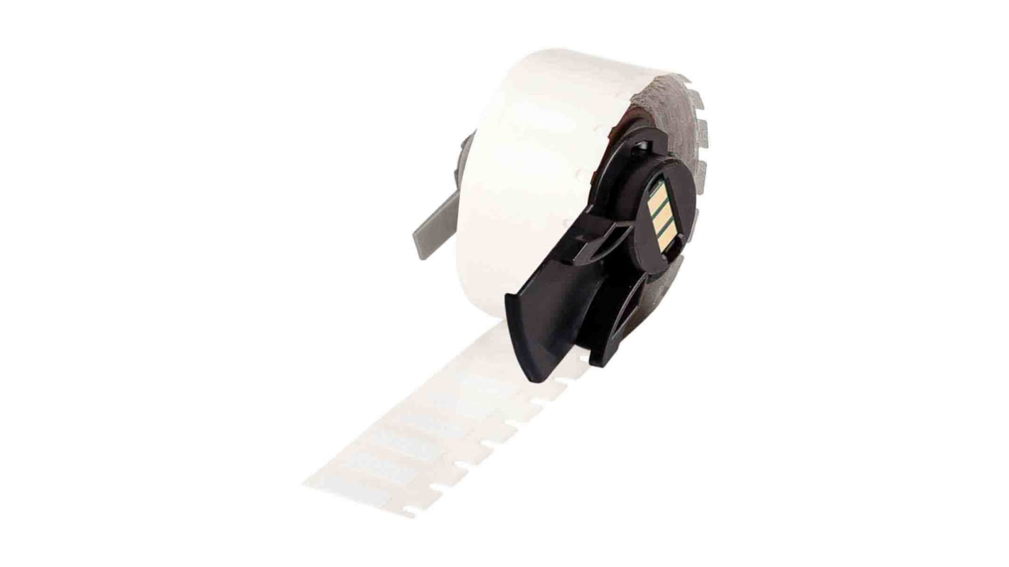 Brady 条码纸, 白底, 12.70 mm宽 x 12.7mm长标签, 用于M610, M611, M710 (with media adapter), BMP61, BMP71 (with media adapter)打印机,