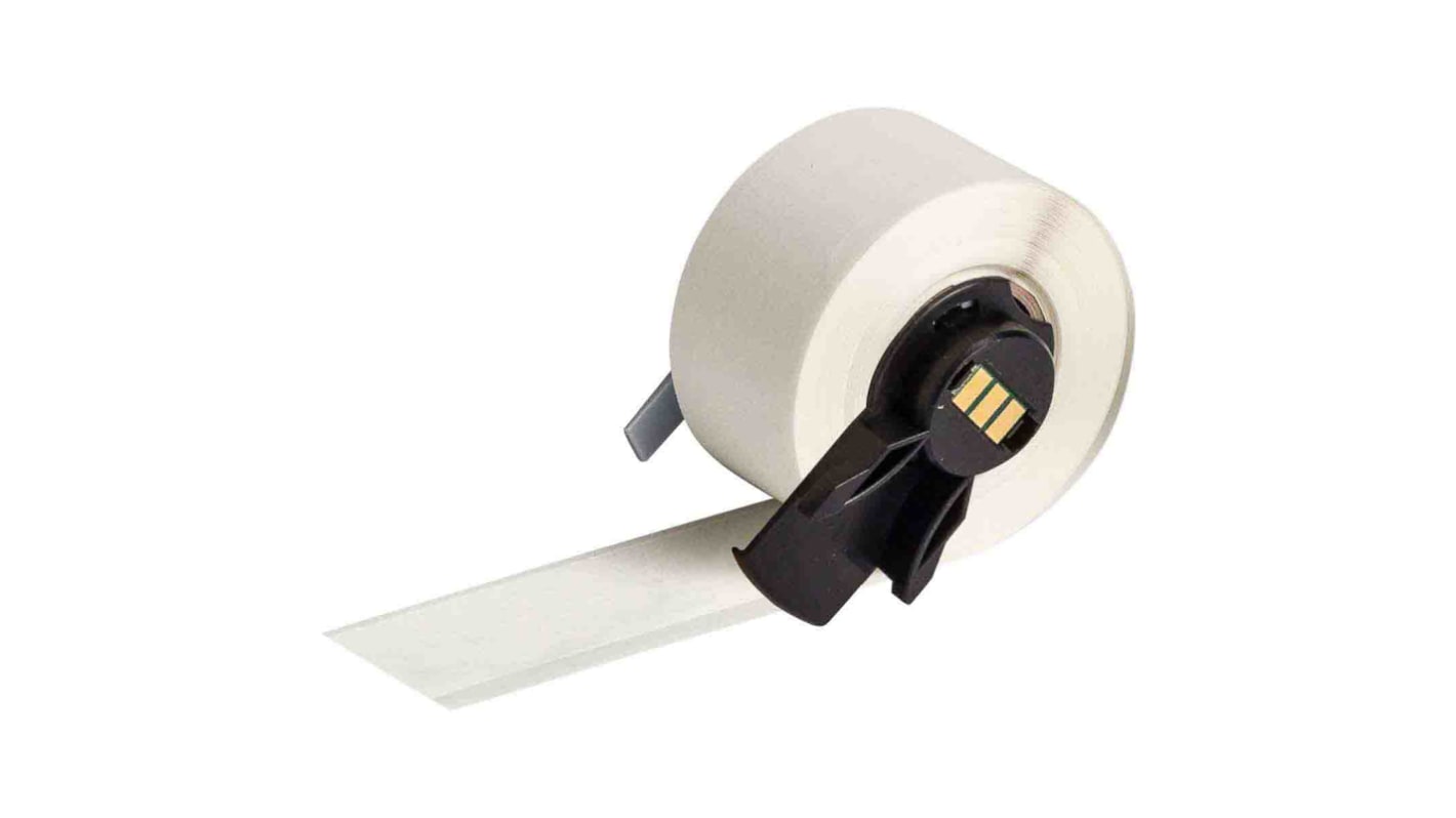 Brady 标签, 透明底, 25.40 mm宽, 用于M610, M611, M710 (with media adapter), BMP61, BMP71 (with media adapter)打印机, B-430系列