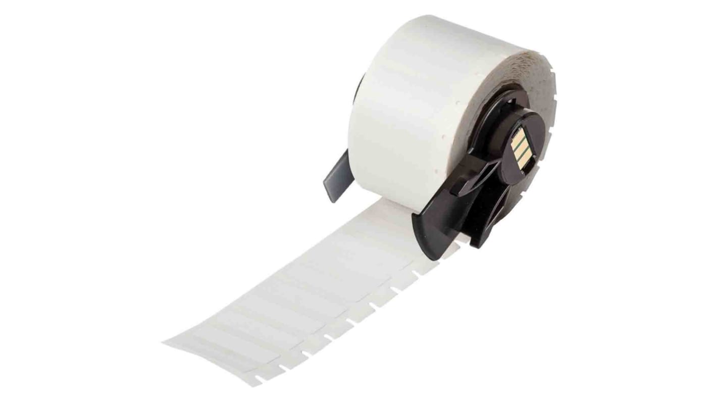 Brady 条码纸, 白底, 25.40 mm宽, 用于M610, M611, M710 (with media adapter), BMP61, BMP71 (with media adapter)打印机, B-437系列