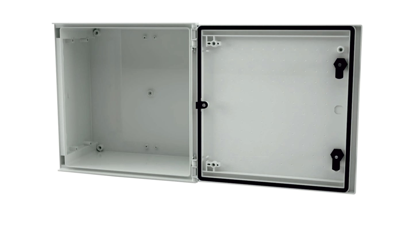RS PRO Fibreglass Reinforced Polyester Wall Box, IP66, 400 mm x 400 mm x 200mm