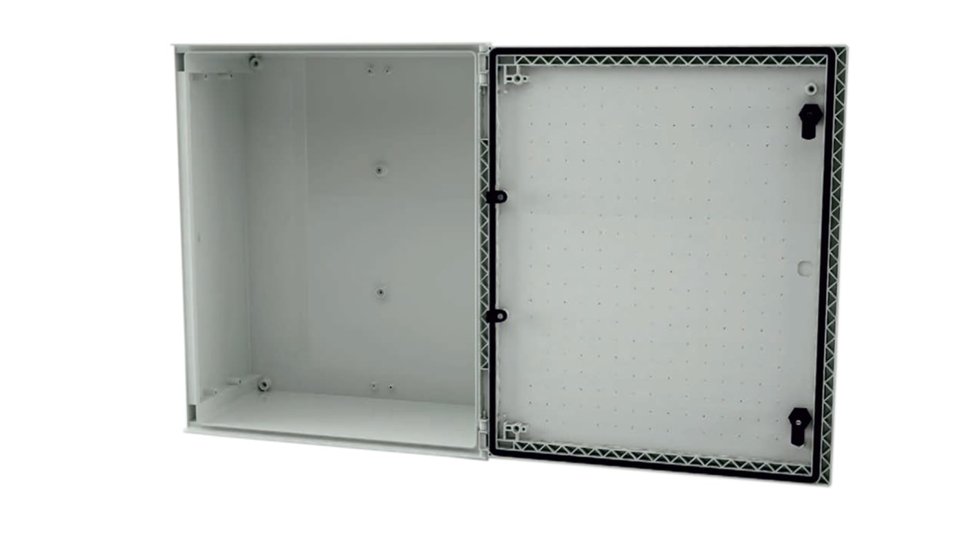 RS PRO Fibreglass Reinforced Polyester Wall Box, IP66, 600 mm x 500 mm x 230mm