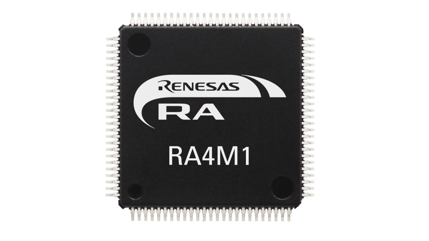 Mikrokontroler Renesas Electronics RA4M1 LQFP 48-pinowy Montaż powierzchniowy ARM Cortex M4 256 kB CAN:1 48MHz RAM:32