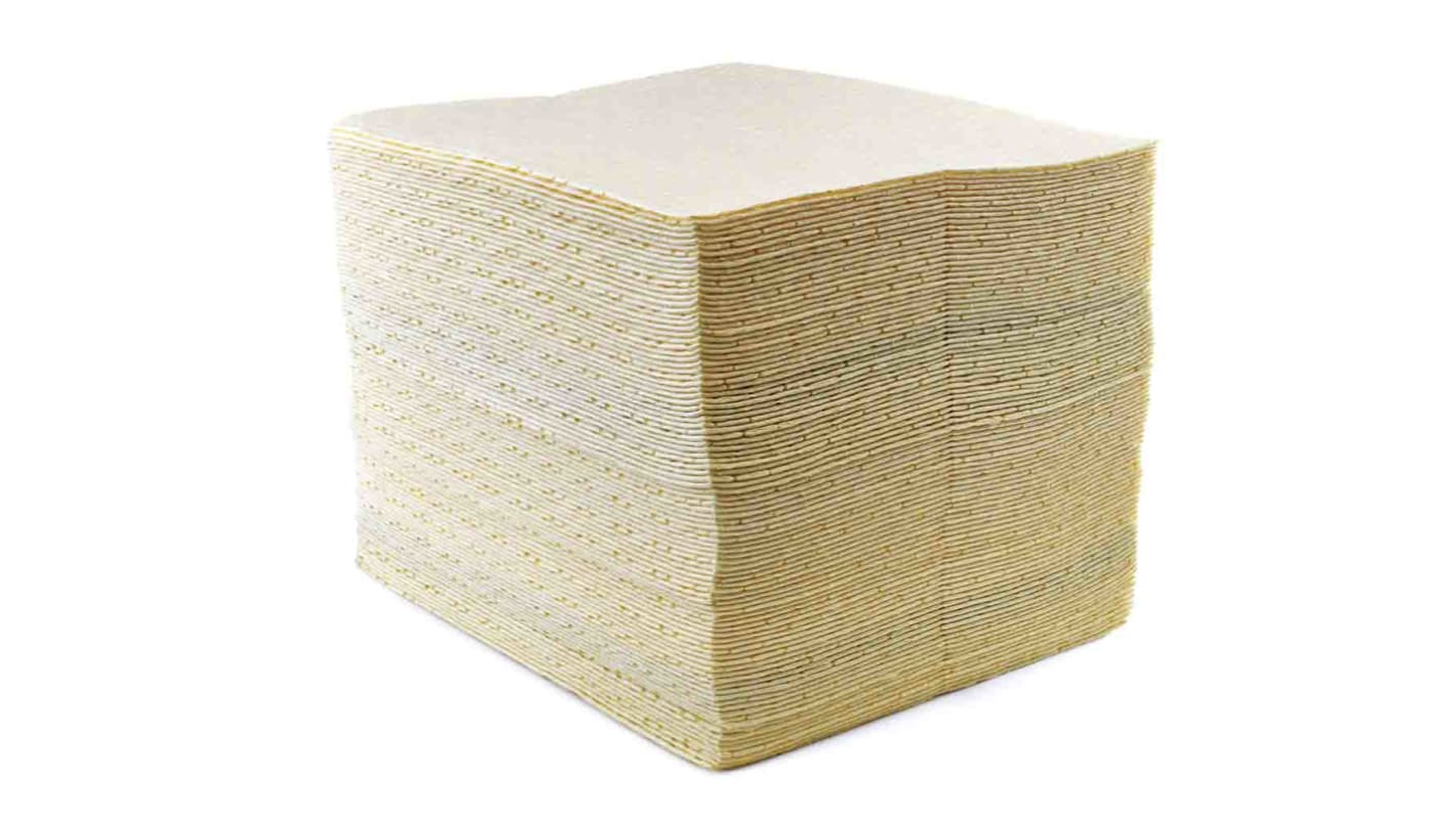 Ecospill Ltd Spill Absorbent Pad for Chemical Use, 120 L Capacity, 100 per Pack