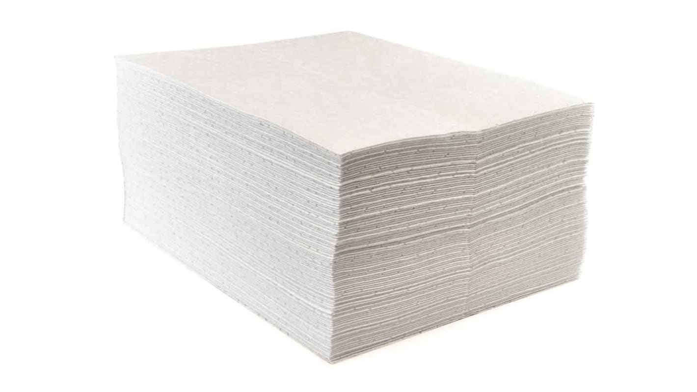 Ecospill Ltd Spill Absorbent Pad for Oil Use, 80 L Capacity, 100 per Pack