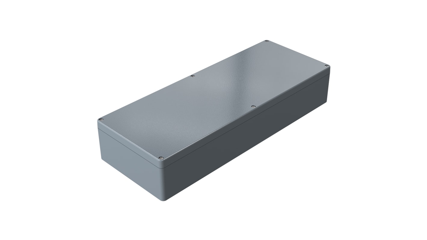 Contenitore Rose in Alluminio pressofuso 600 x 230 x 110mm, col. Grigio, IP66