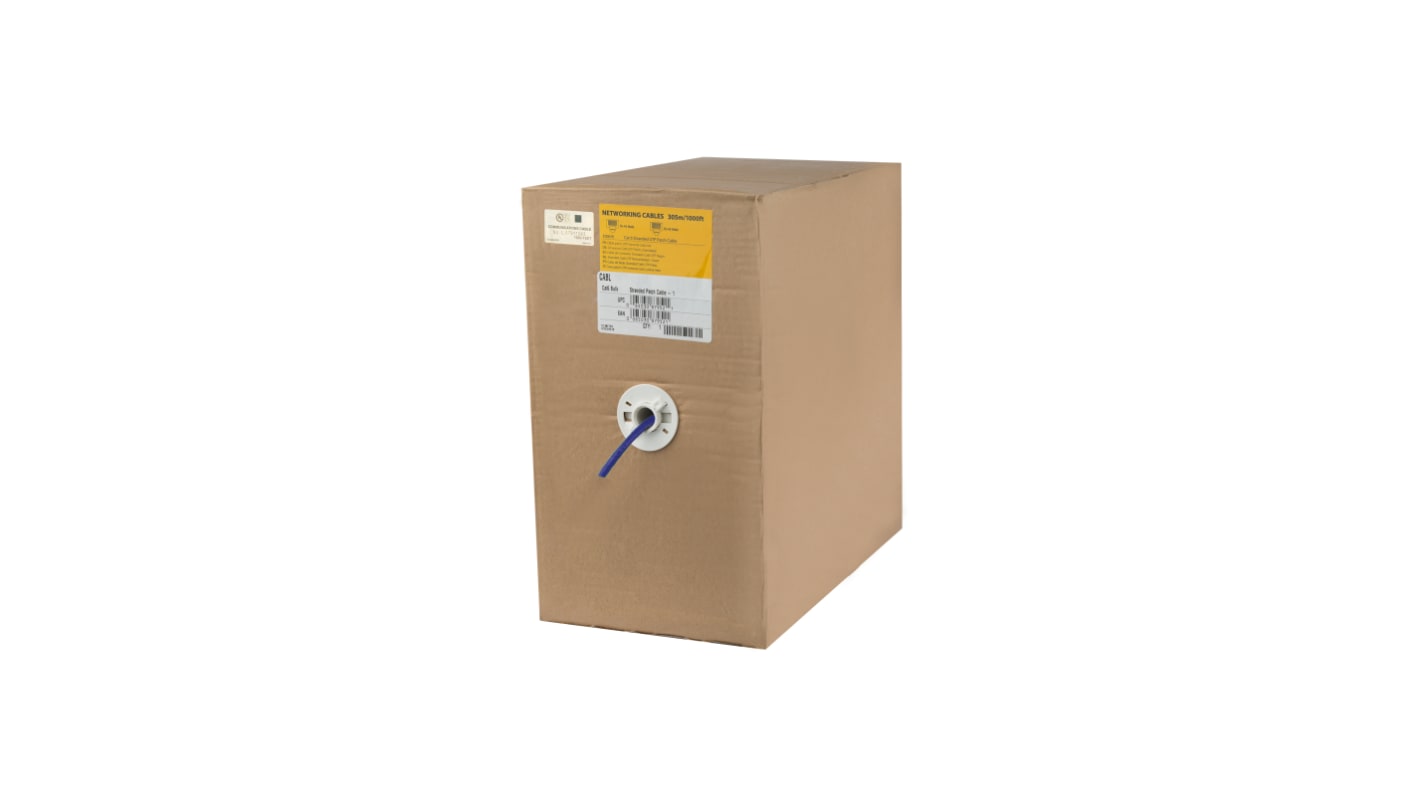 StarTech.com, 305m Cat6, Blue, U/UTP Unshielded, Unterminated PVC Sheath