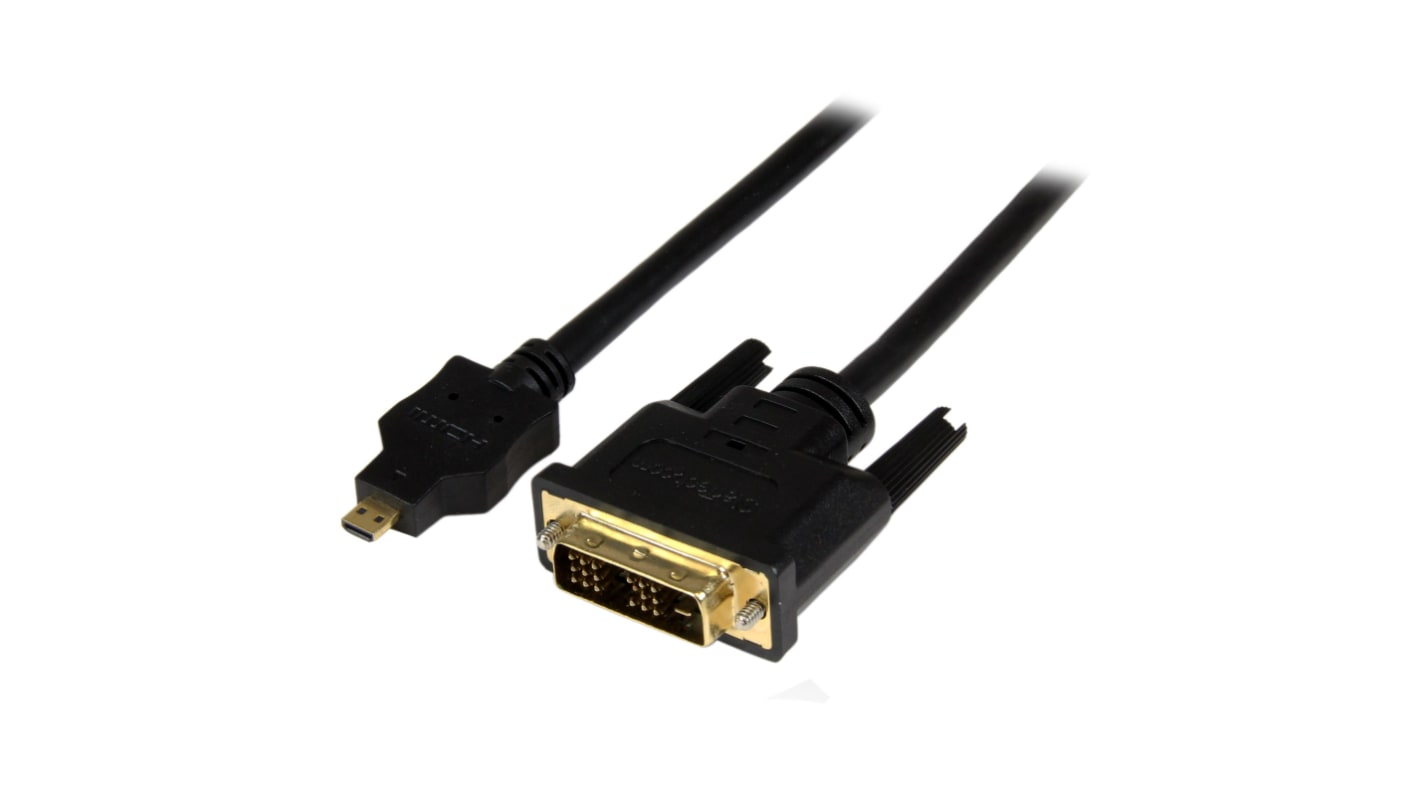 StarTech.com HDMI-Kabel A Micro-HDMI Stecker B DVI-D Single Link Stecker Hohe Geschwindigkeit 1920 x 1200 max., 1m,
