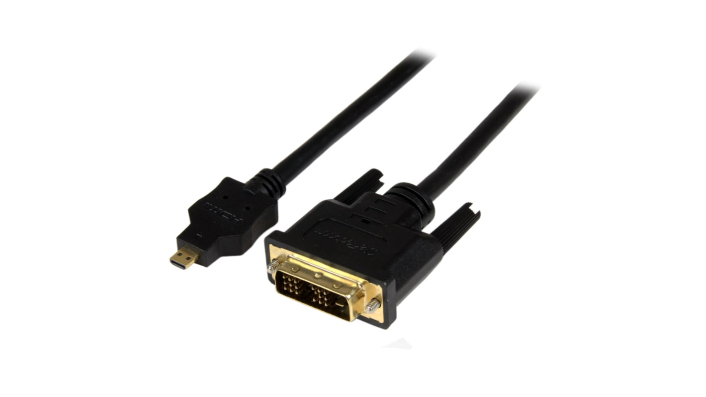 StarTech.com, 1m Male Micro HDMI to Male DVI-D Single LinkHigh Speed 1920 x 1200