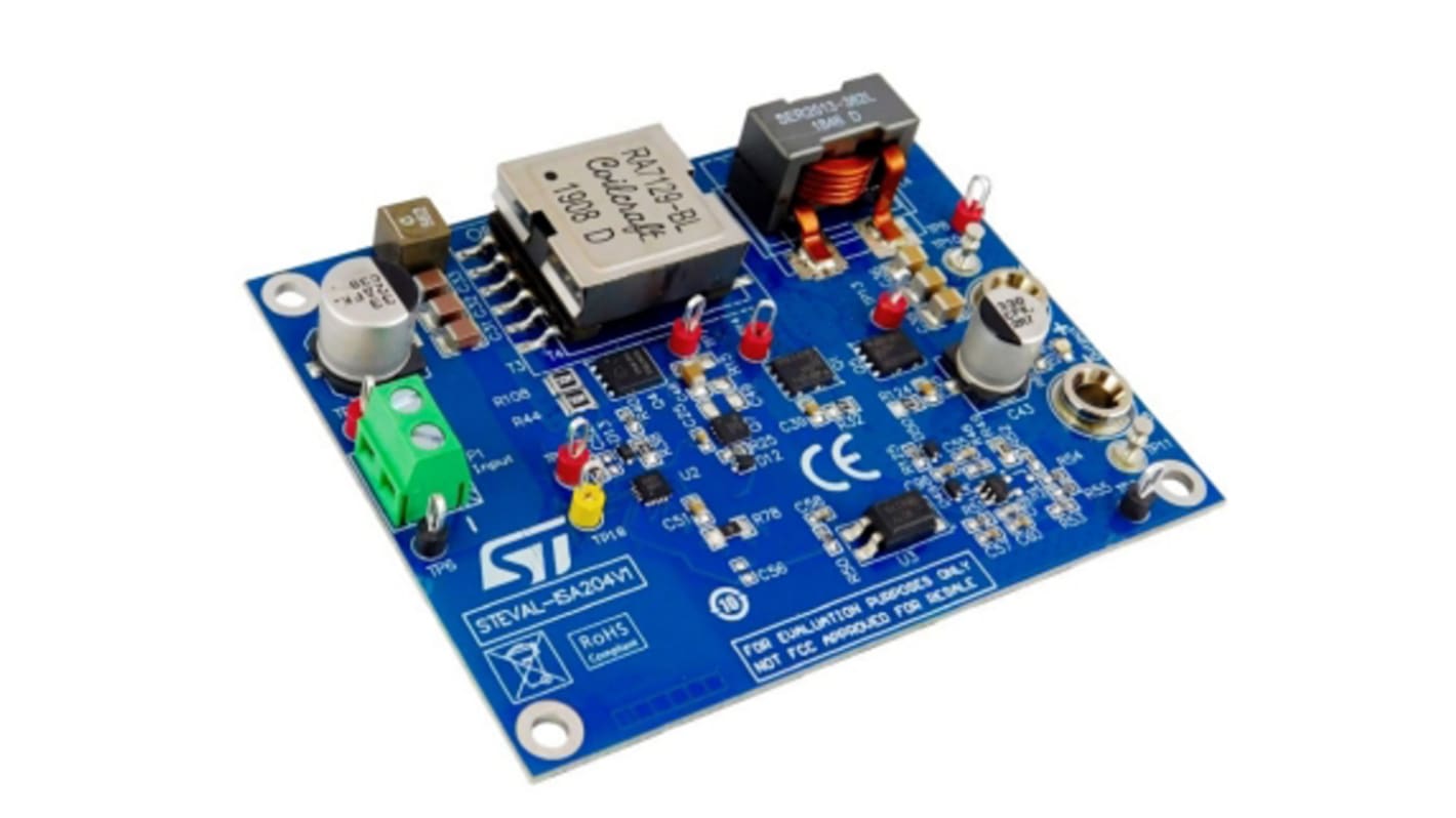 STMicroelectronics 100W 5V/20A Active Clamp Forward Converter, 直流-直流转换器 评估测试板, PM8804芯片