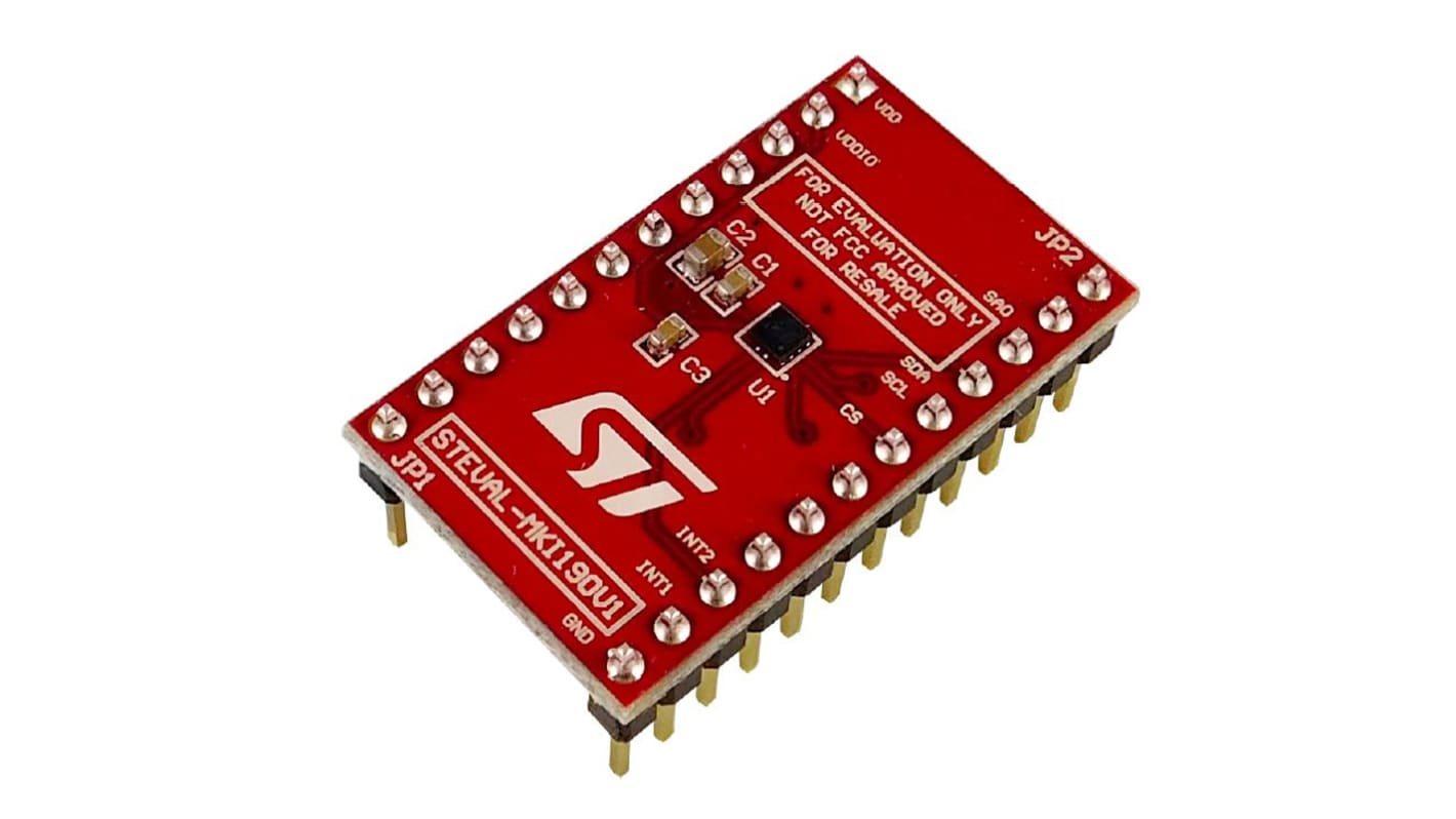 STMicroelectronics LIS2DTW12 Adapter Board for a Standard DIL 24 Socket for LIS2DTW12 STEVAL-MKI109V3 Motherboard