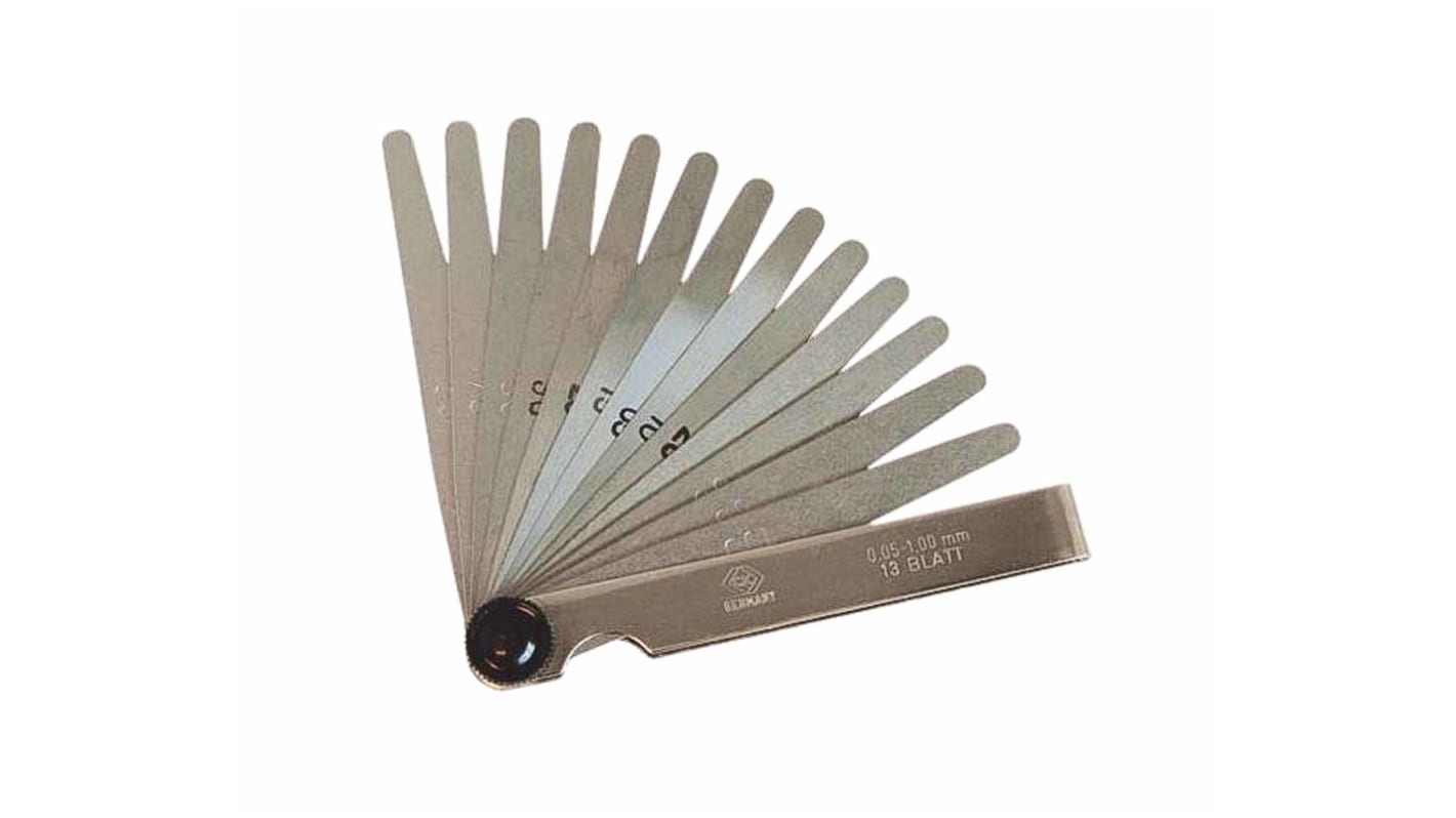 CK T3527M 413 Steel Feeler Gauge, 13 Blades