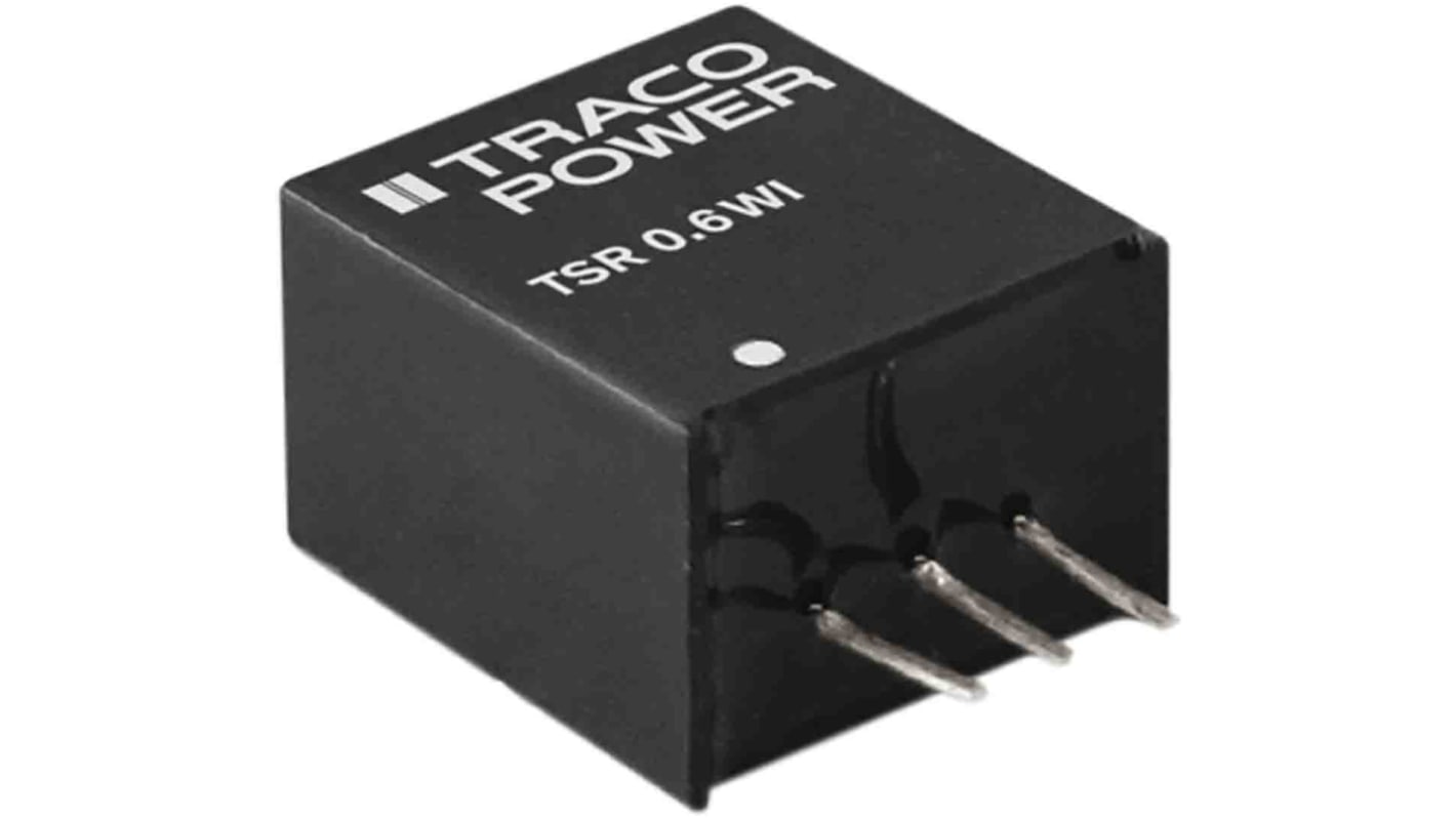 TRACOPOWER Non-Isolated DC-DC Converter, Through Hole, 15V dc Output Voltage, 20 → 72V dc Input Voltage, 600mA