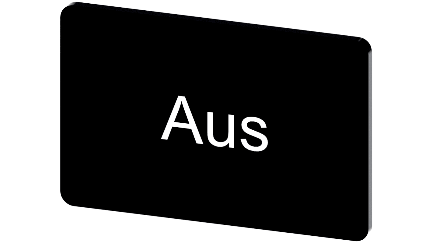 Siemens Labeling plate, Aus