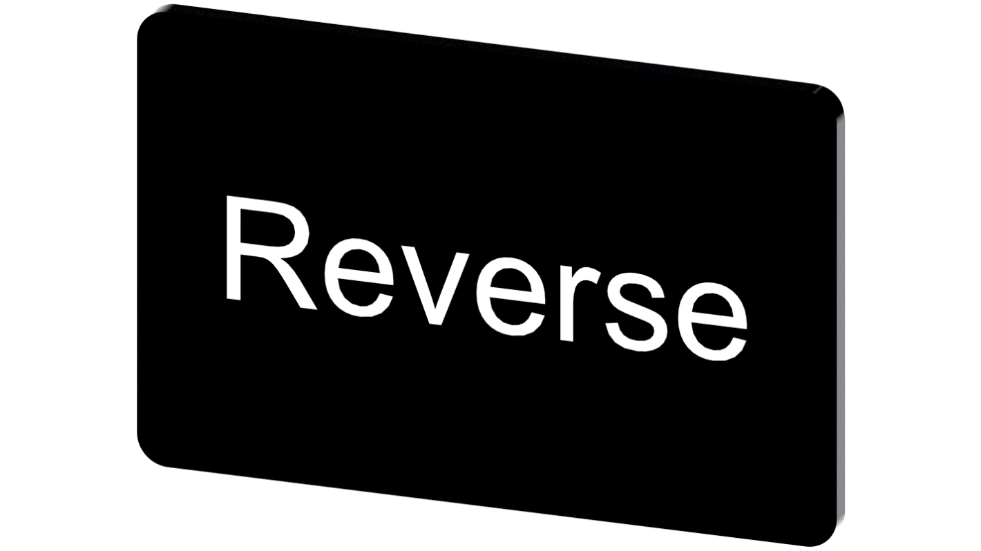 Siemens Labeling plate, Reverse