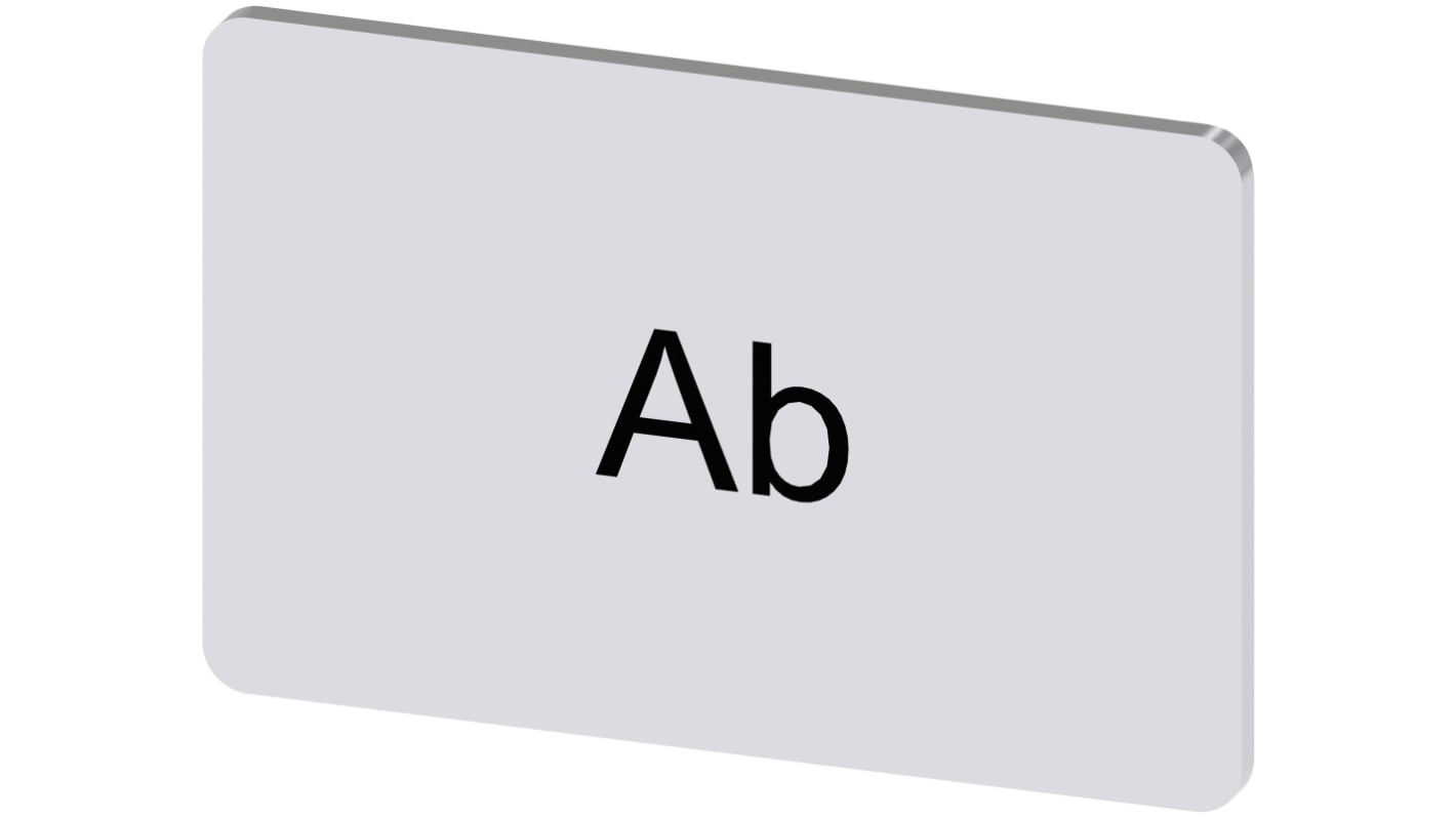 Siemens Labeling plate, Ab