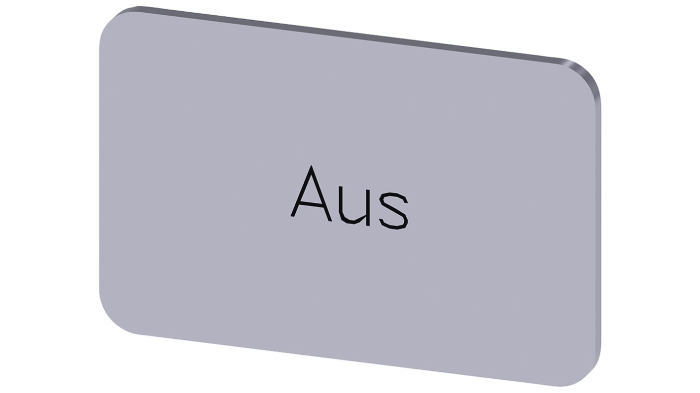 Siemens Labeling plate, Aus