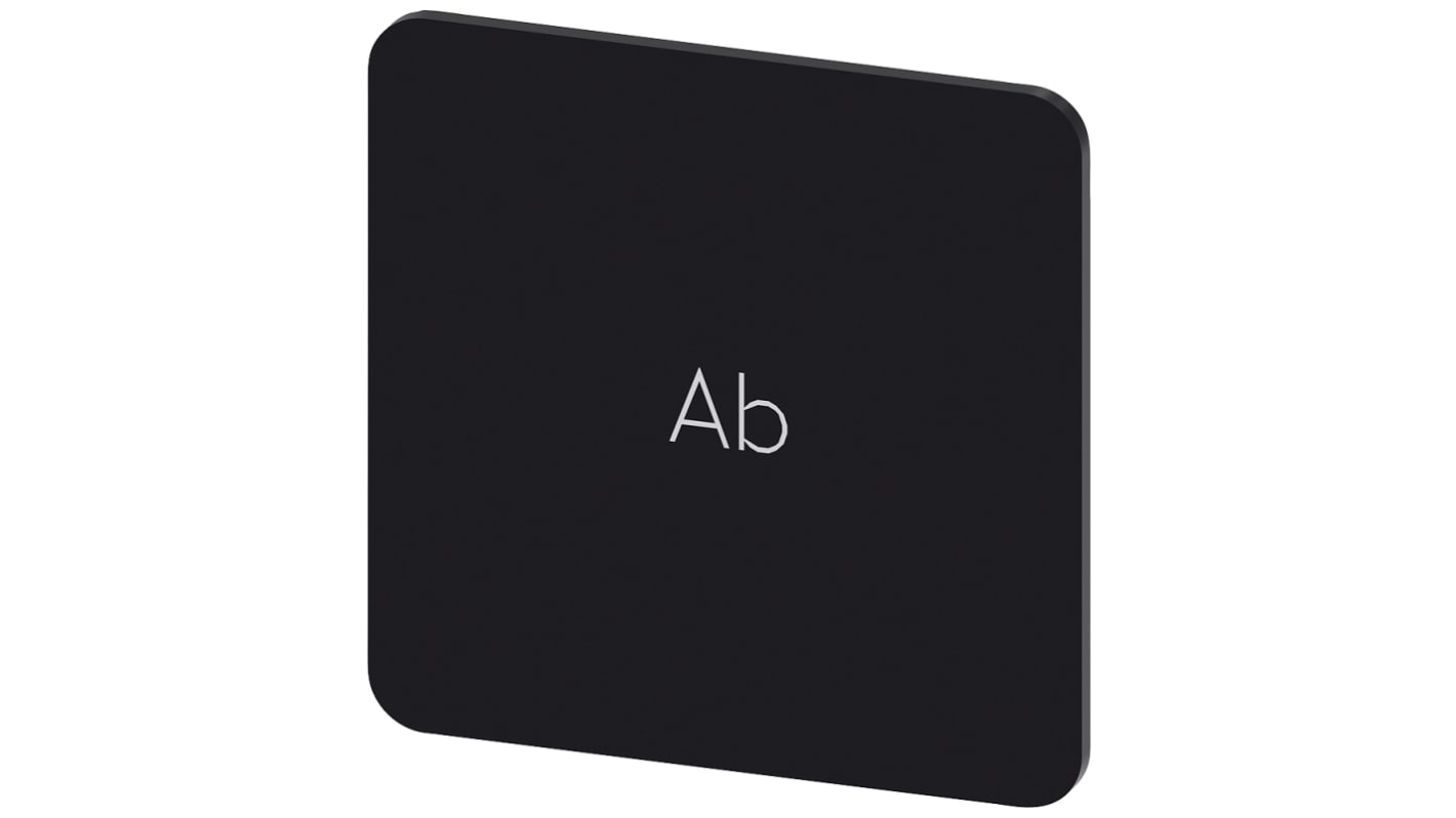 Siemens Labeling plate, Ab