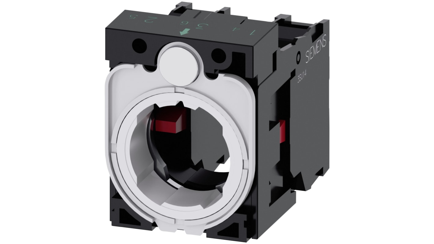 Siemens SIRIUS ACT 3SU15 Series Contact Block, 5 ... 500V, 2NC