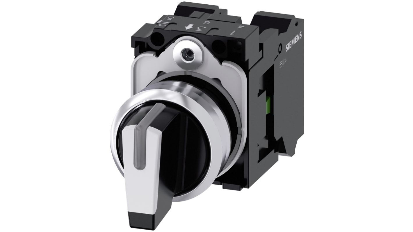 Siemens Selector Switch -, Illuminated 3 Positions