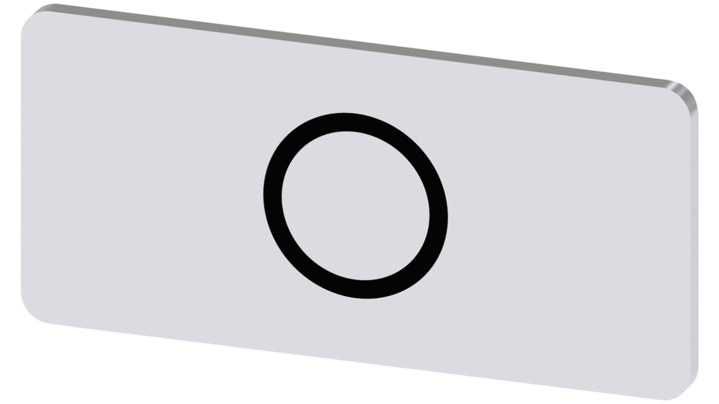 Siemens 按钮标识牌 标签板, "O"文字, SIRIUS ACT 3SU19系列