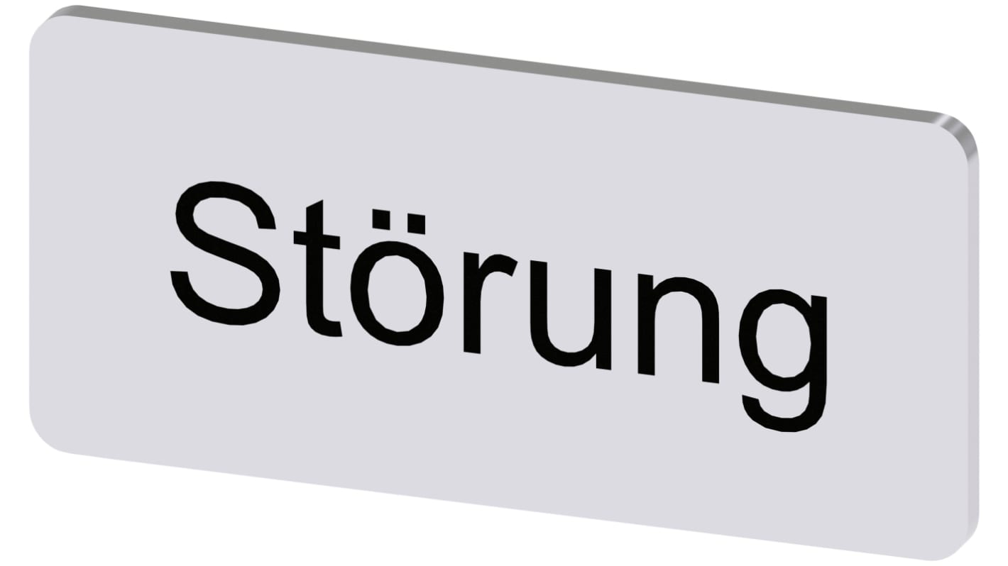 Siemens Labeling plate, Störung