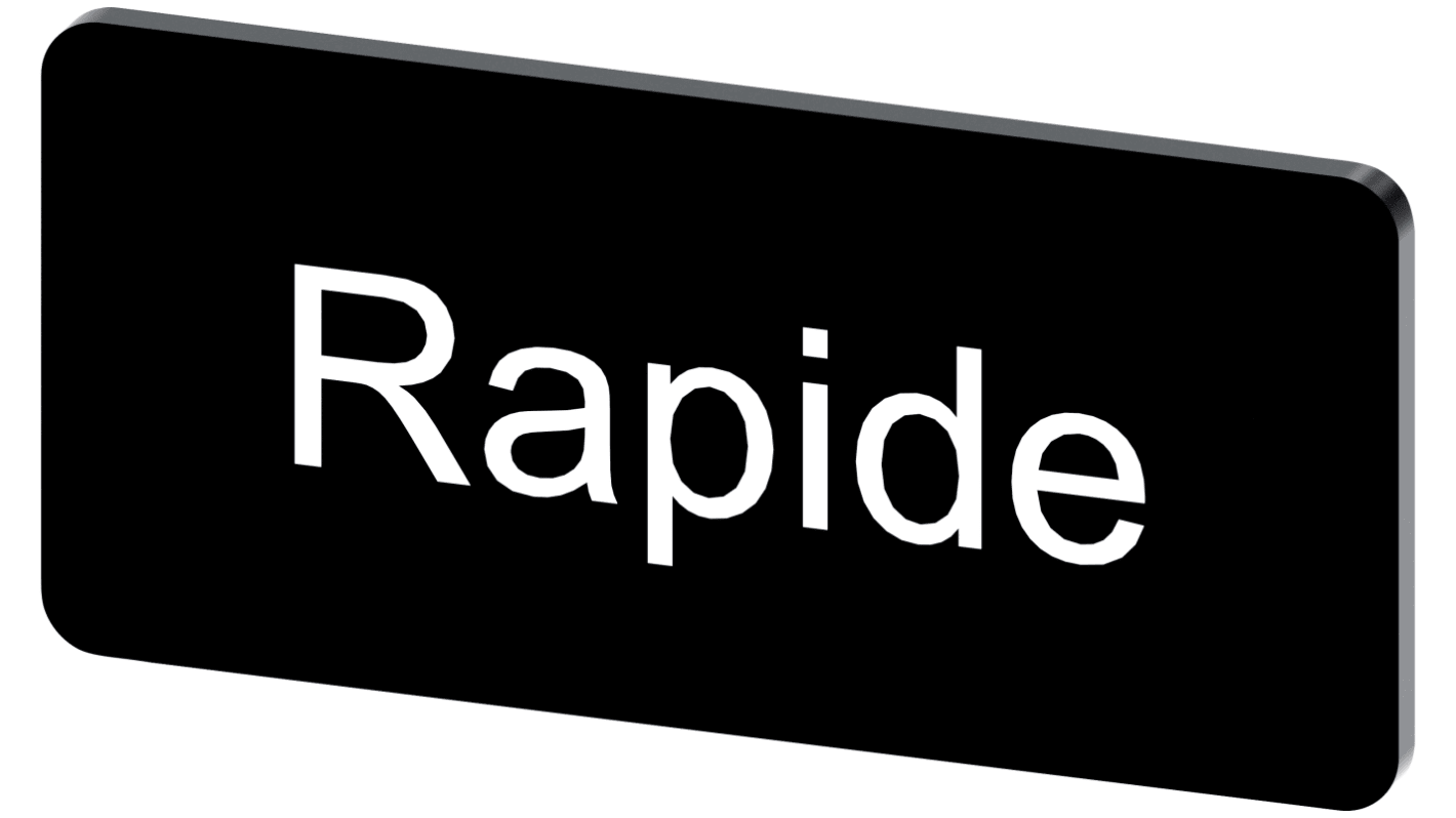 Siemens Labeling plate, Rapide
