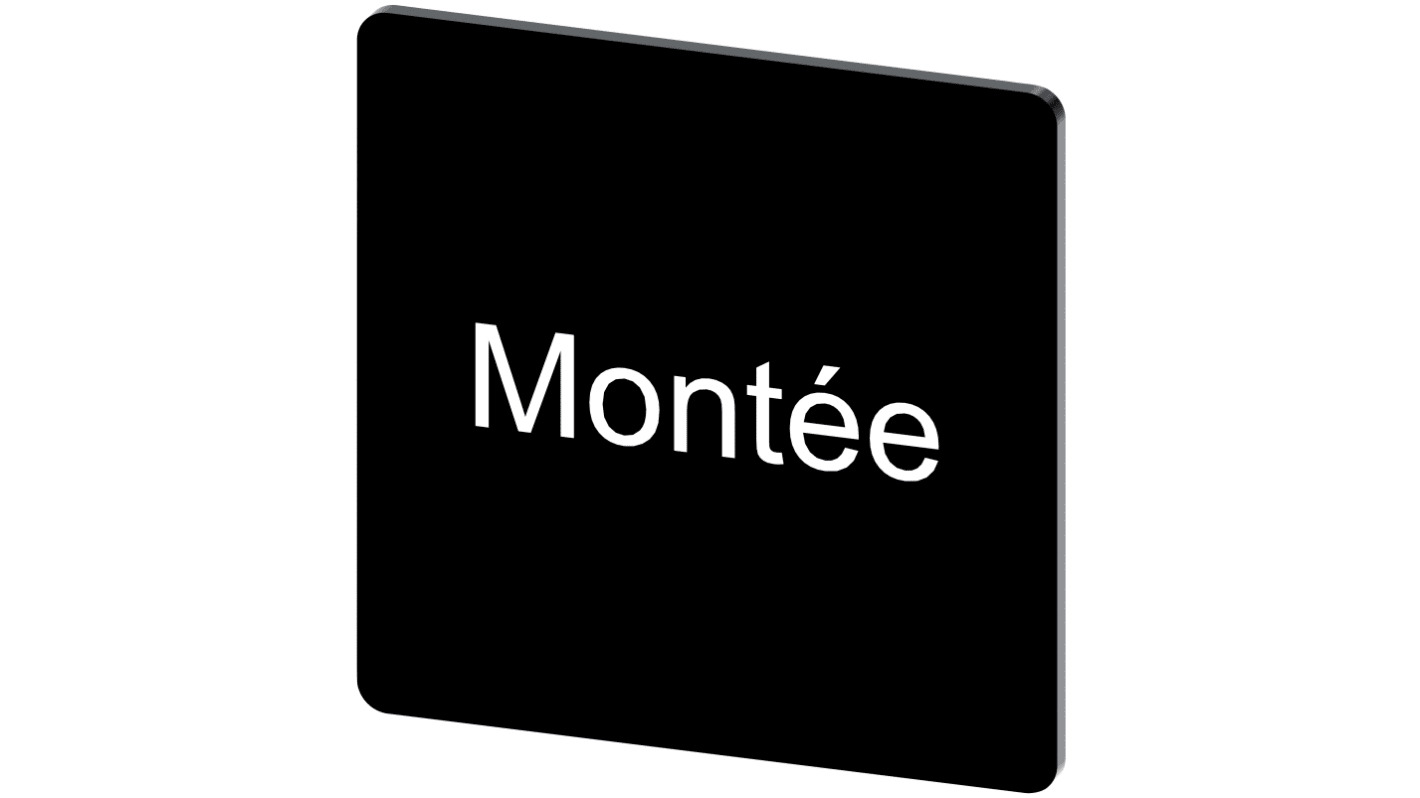 Siemens Labeling plate, Montée