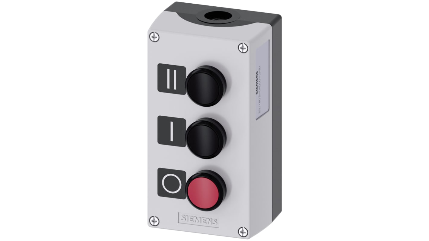 Siemens Control Station Switch, Plastic, IP66, IP67, IP69