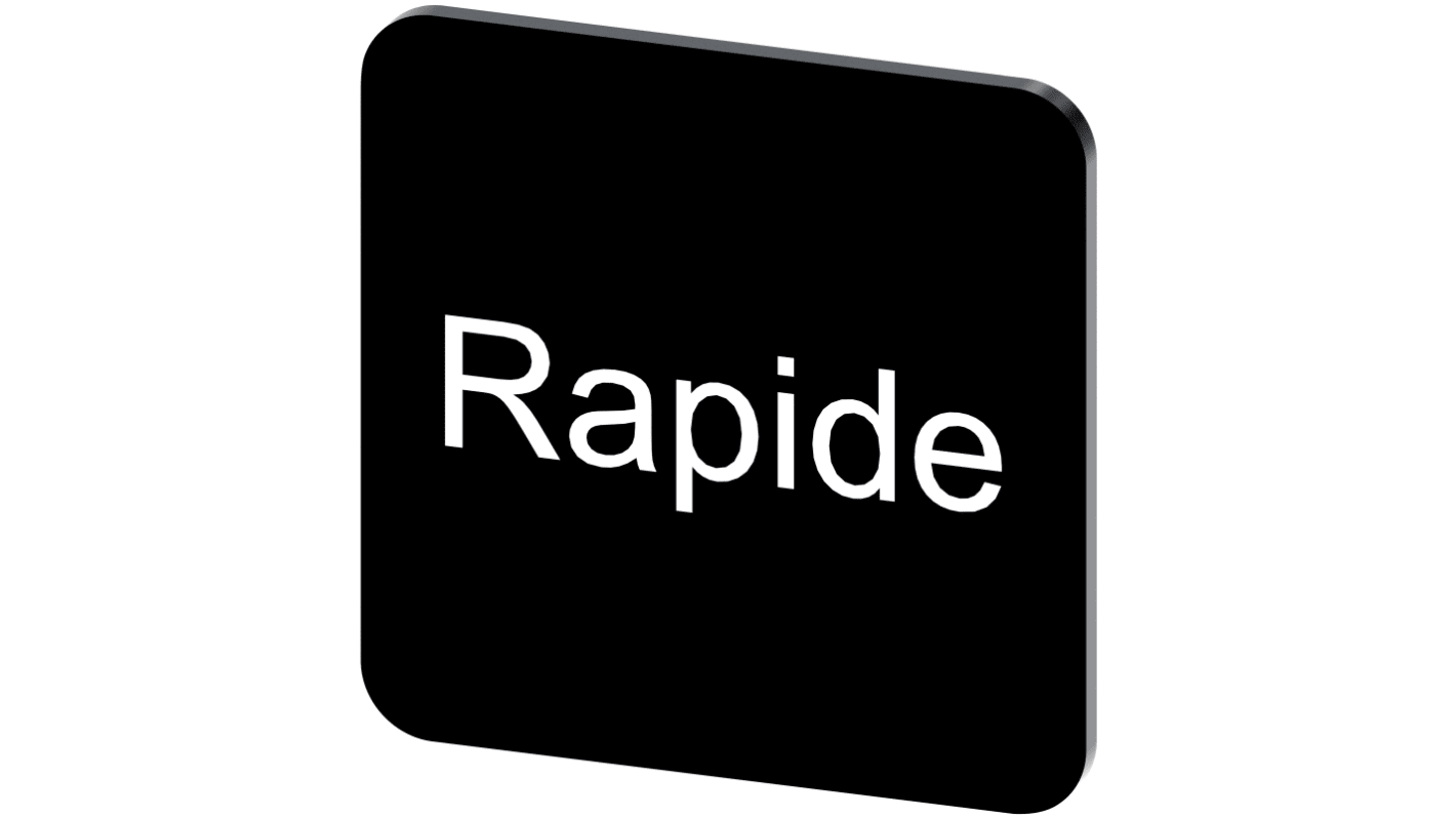 Siemens 按钮标识牌 标签板, "Rapide"文字, SIRIUS ACT 3SU19系列