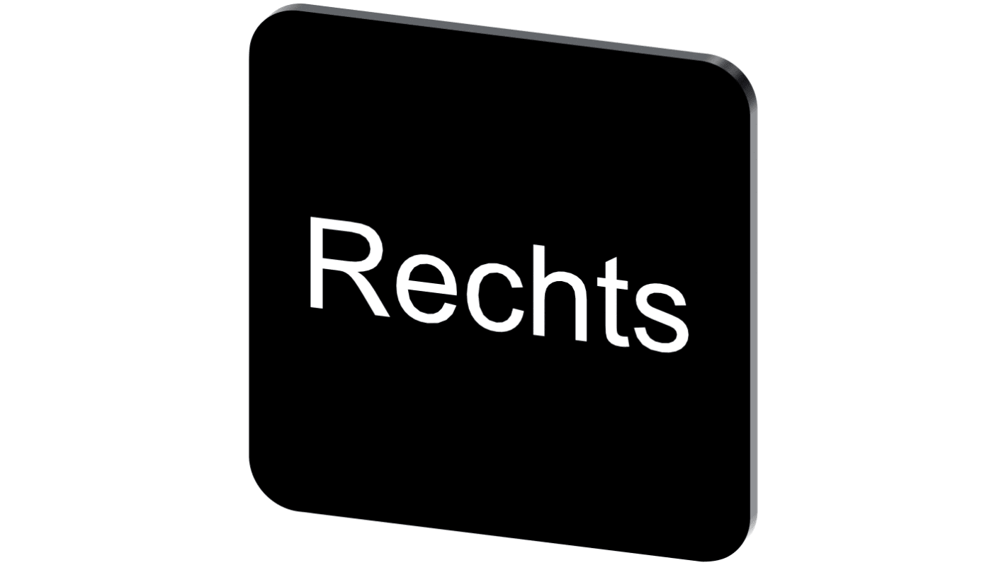 Siemens Labeling plate, Rechts