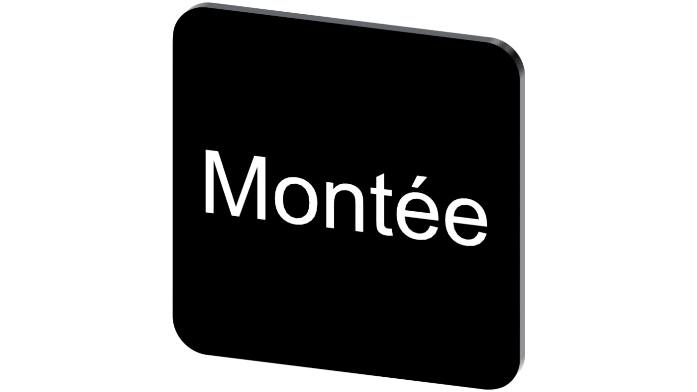 Siemens Labeling plate, Montée