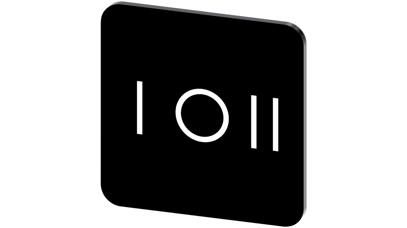 Siemens Labeling plate, I - O - II