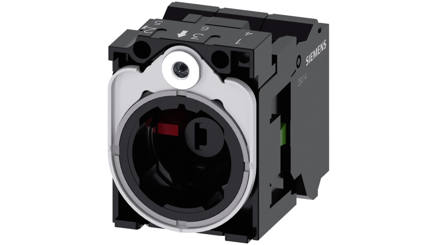 Siemens SIRIUS ACT 3SU15 Series Contact Block, 24 ... 24V, 1NO + 1NC