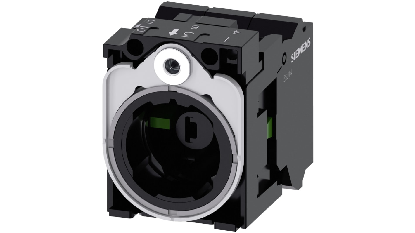 Siemens SIRIUS ACT 3SU15 Series Contact Block, 24 ... 24V, 2NO
