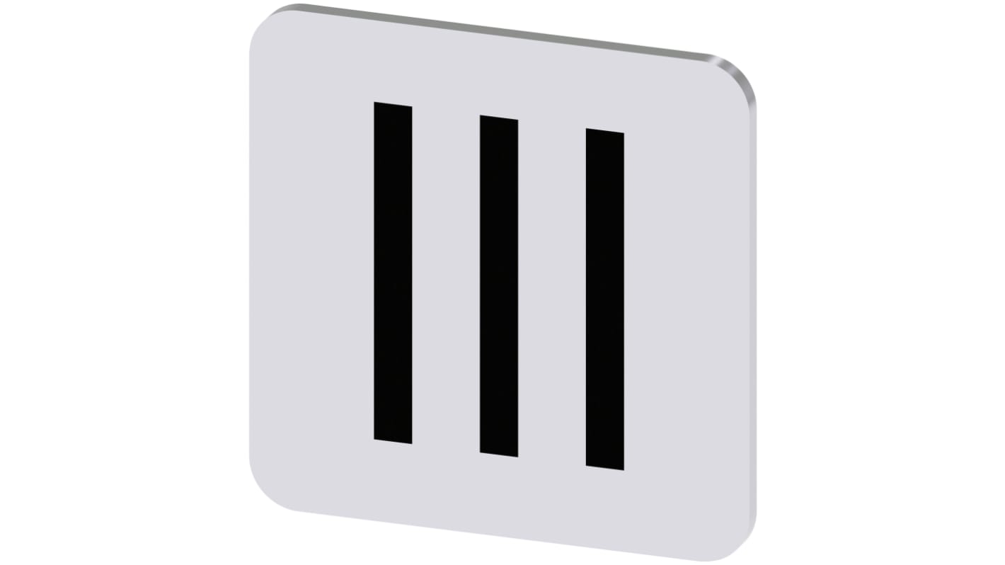 Siemens Labeling plate, III
