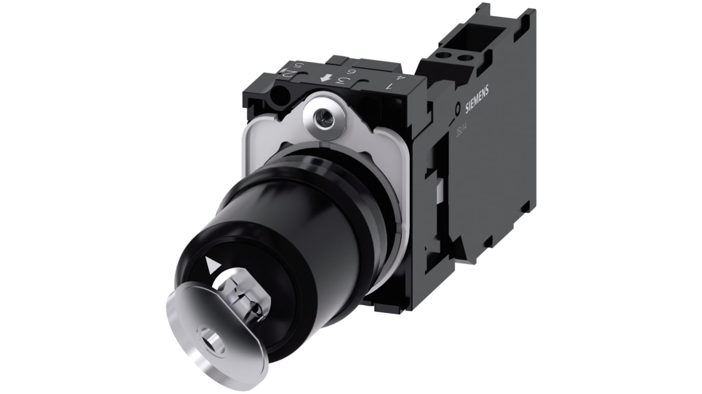 Interruptor de llave, IP66, IP67, IP69, SPST, SPST, 2 vías, -25 → +70°C