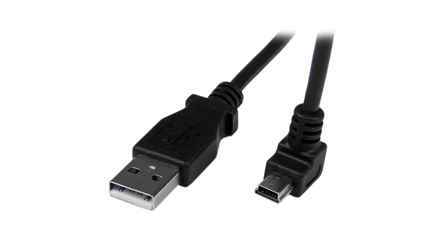 StarTech.com USB 2.0, Male USB A to Male Mini USB B, 480Mbps, 2m