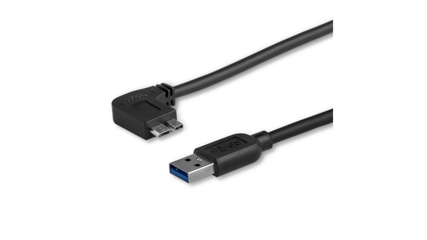 Cavo USB Startech USB A/Micro USB B, L. 500mm, col. Nero