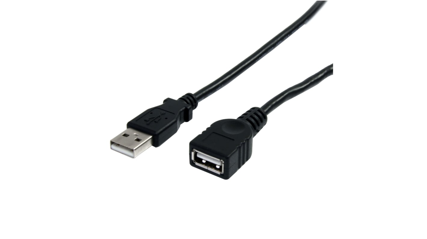 StarTech.com USB-Kabel, USBA / USBA, 3m USB 2.0 Schwarz