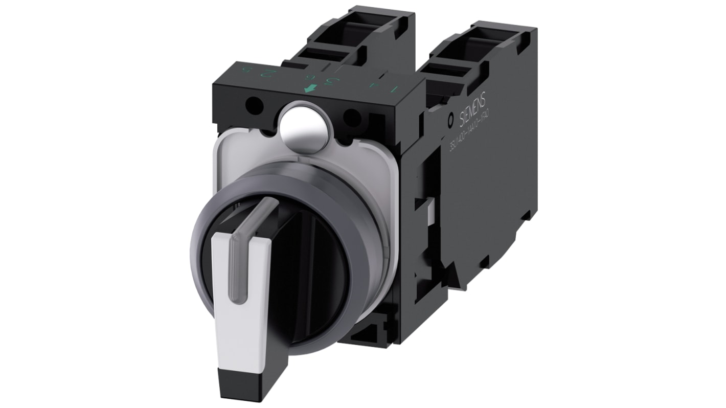 Siemens Selector Switch -, Illuminated 3 Positions