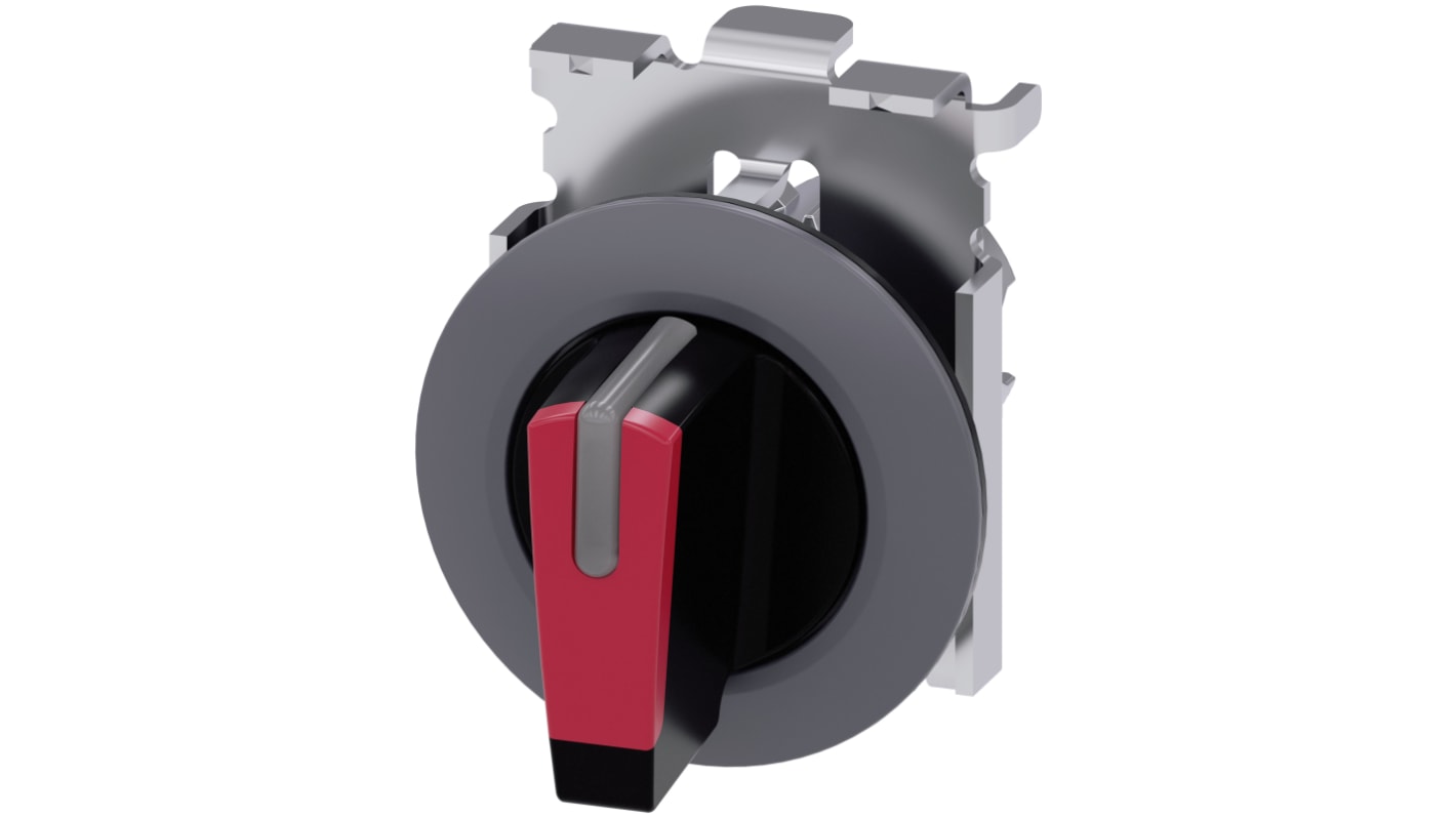 Siemens 3档带灯转换开关头, , Φ30mm开孔, 闭锁型, IP66, IP67, IP69K, SIRIUS ACT 3SU10系列