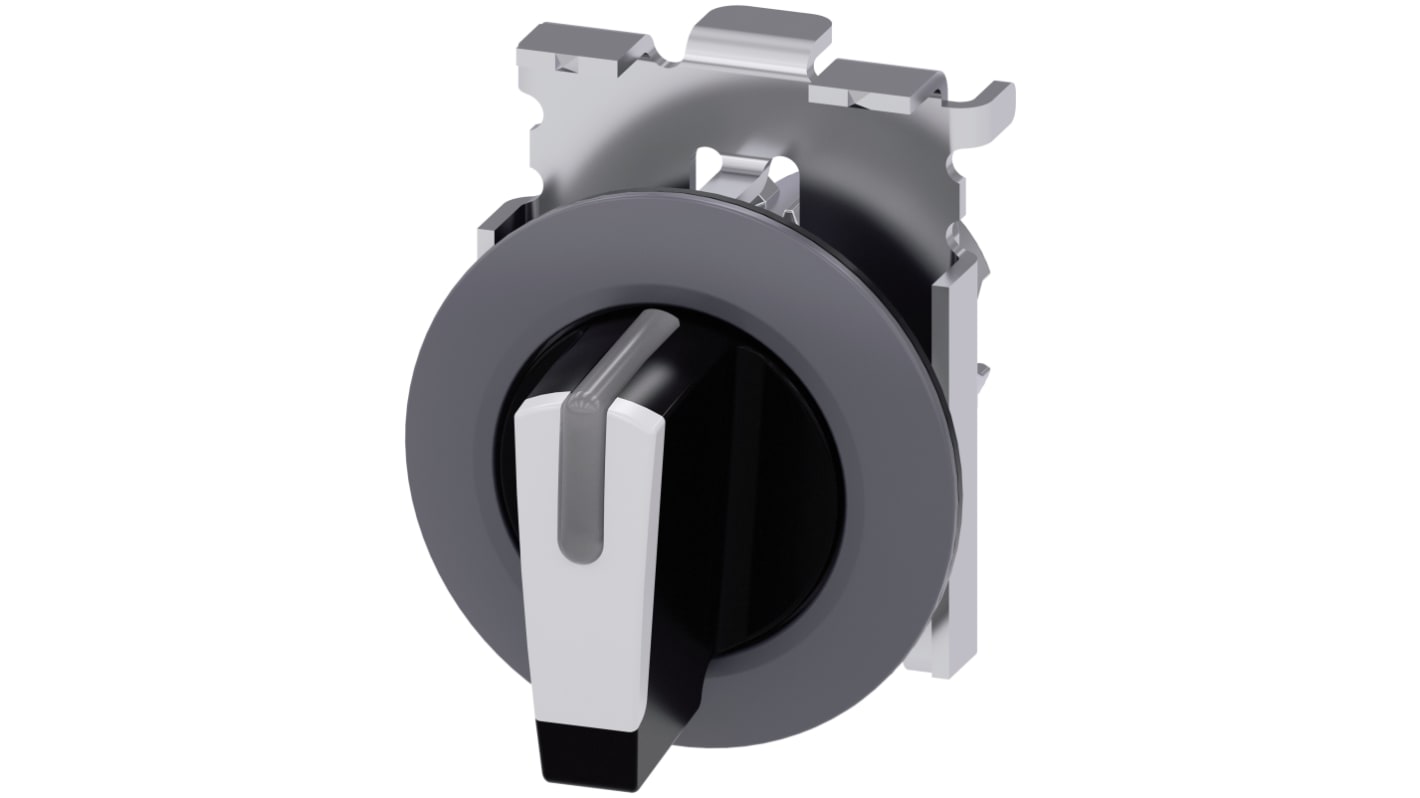Siemens 3档带灯转换开关头, , Φ30mm开孔, 瞬时型, IP66, IP67, IP69K, SIRIUS ACT 3SU10系列