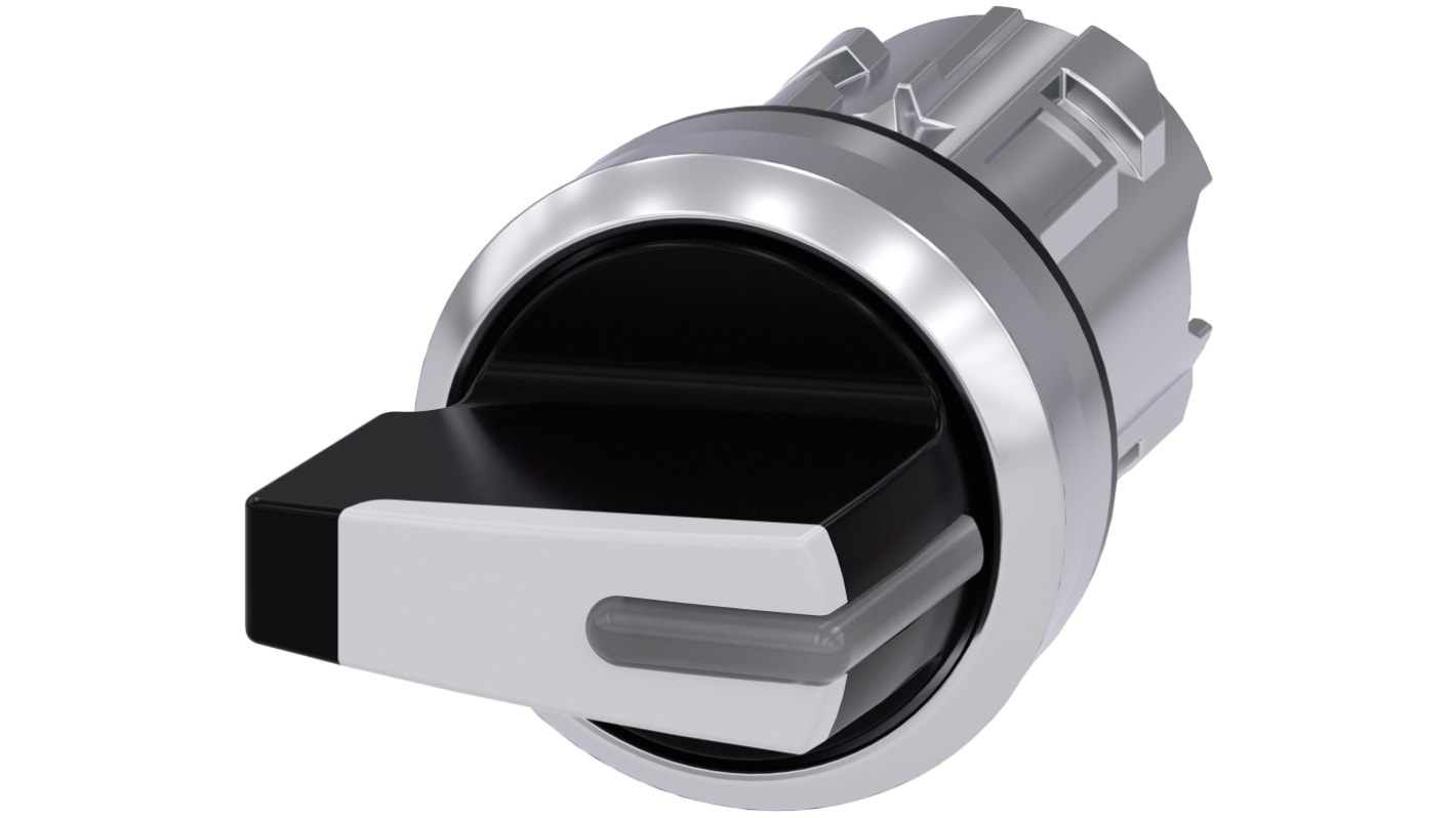 Siemens SIRIUS ACT 3SU10 Series 3 Position Selector Switch Head, 22mm Cutout