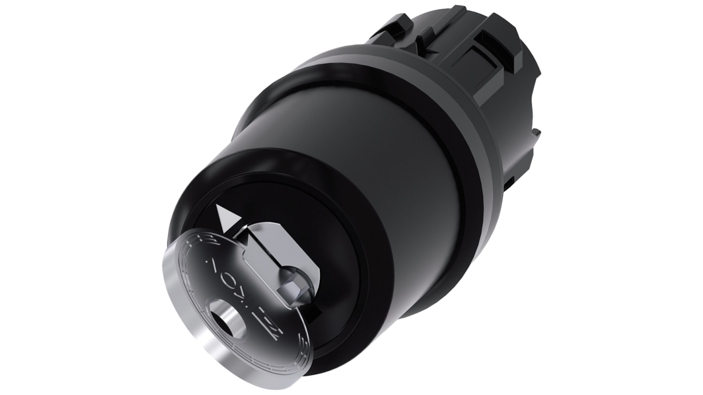 Siemens SIRIUS ACT 2-position Key Switch Head, Momentary, 22mm Cutout