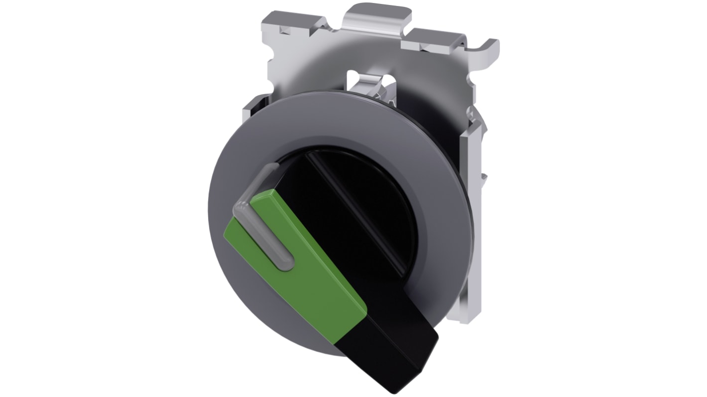 Siemens 2档带灯转换开关头, , Φ30mm开孔, 瞬时型, IP66, IP67, IP69K, SIRIUS ACT 3SU10系列