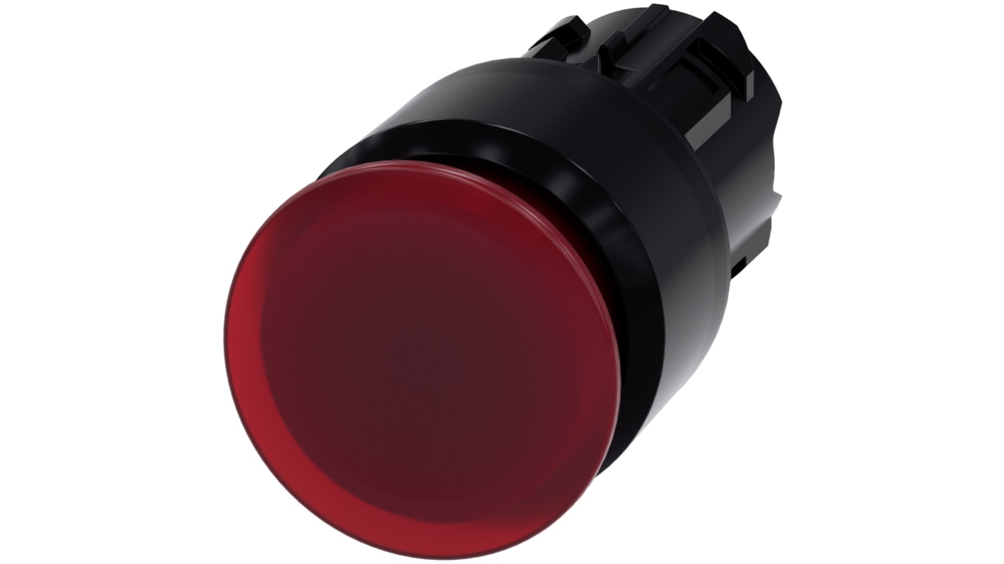 Siemens SIRIUS ACT 3SU10 Series Red Latching Push Button Head, 22mm Cutout, IP66, IP67, IP69K