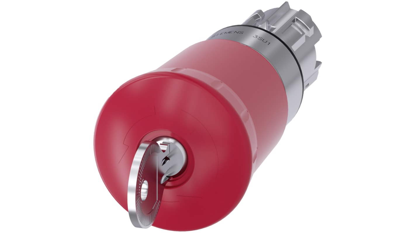 Siemens SIRIUS ACT 3SU10 Series, Key Release, Emergency Stop Push Button Head