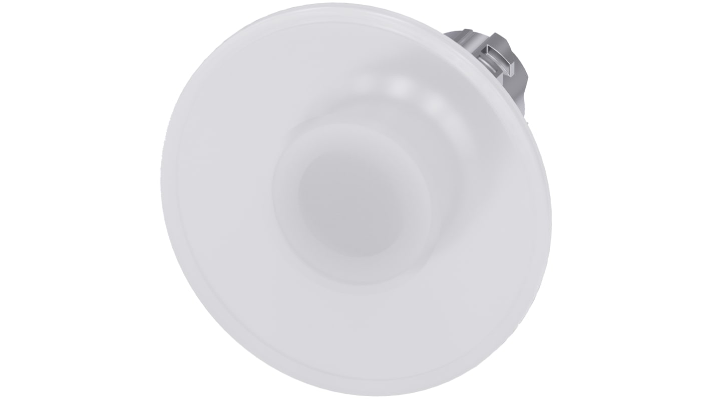 Siemens 白色圆形按钮头, Φ22mm开孔, Φ60mm按钮, 瞬时, IP66, IP67, IP69K, SIRIUS ACT 3SU10系列