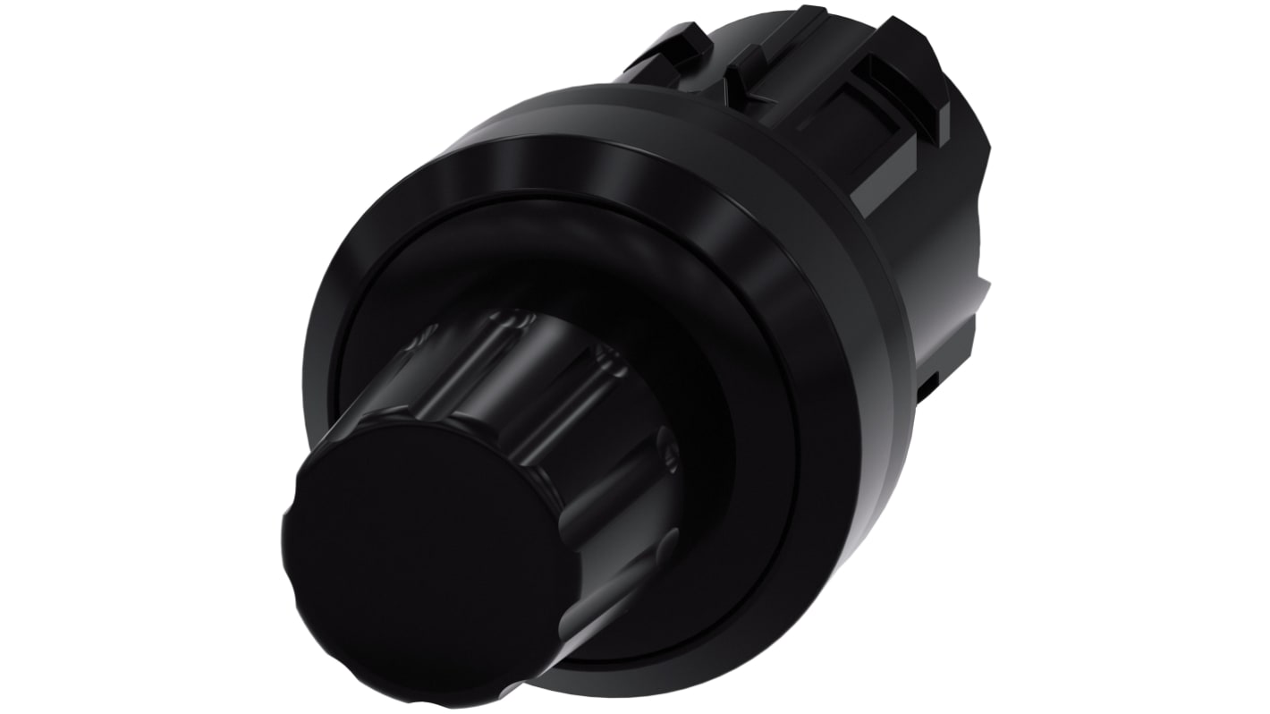 Siemens SIRIUS ACT 3SU10 Series Black Push Button, 29.5mm Cutout, IP66, IP67, IP69K