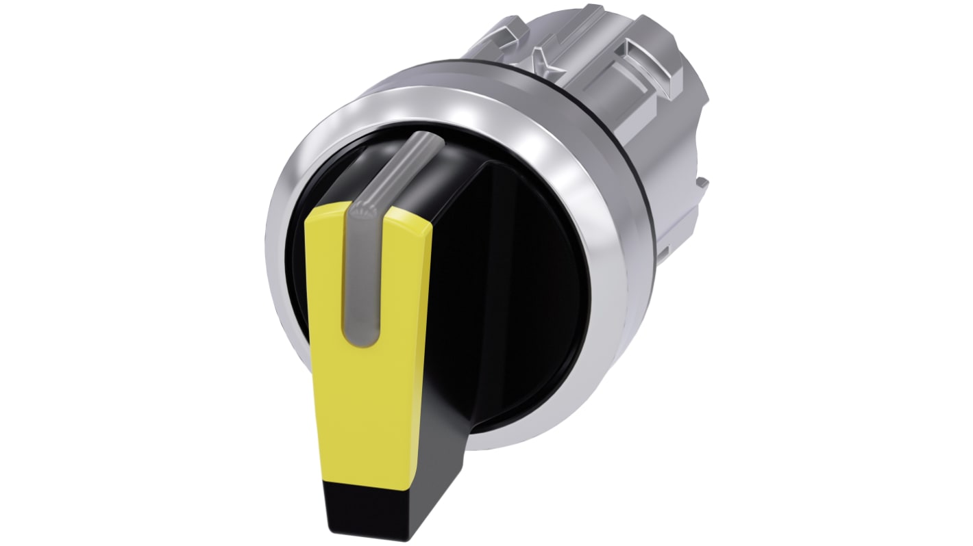 Siemens 3档带灯转换开关头, , Φ22mm开孔, 闭锁型, IP66, IP67, IP69K, SIRIUS ACT 3SU10系列